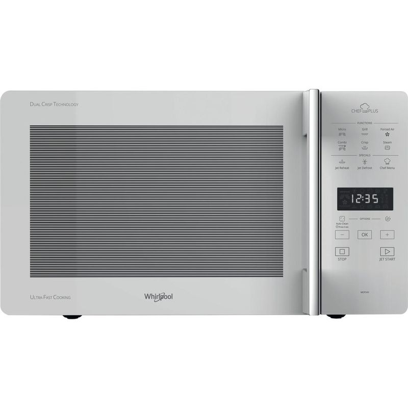 Whirlpool-Mikrofalowka-Wolnostojące-MCP-349-WH-Biel-Elektroniczny-25-MW-Combi-800-Frontal