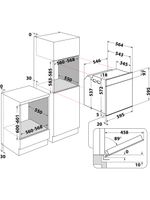 Whirlpool Piekarnik Do zabudowy AKZ9 6230 IX Elektryczny A+ Technical drawing