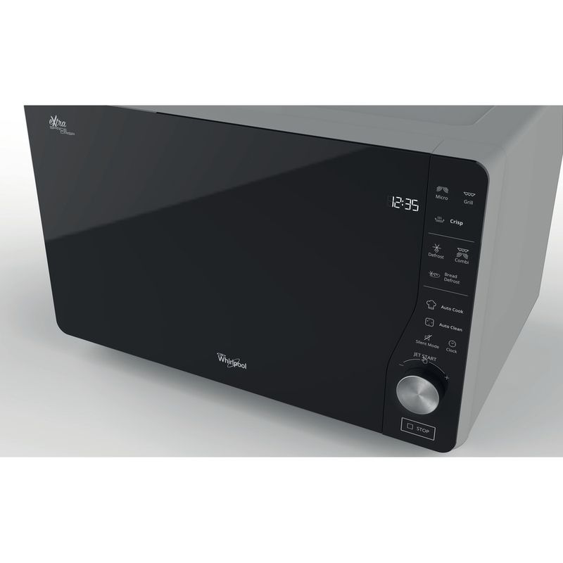 Whirlpool Mikrofalówka Wolnostojące MWF 426 SL Srebrny Elektroniczny 25 MW + Grill 800 Control panel