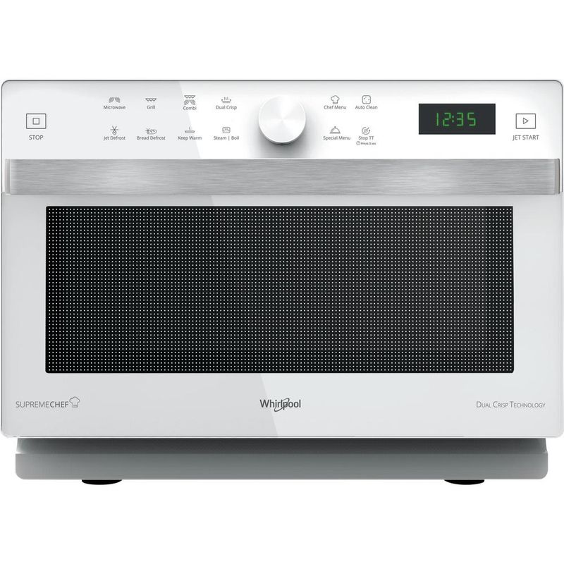 Whirlpool-Mikrofalowka-Wolnostojące-MWP-337-W-Biel-Elektroniczny-33-MW---Grill-900-Frontal