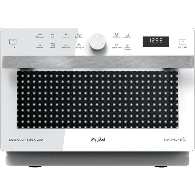 Whirlpool-Mikrofalowka-Wolnostojące-MWP-338-W-Biel-Elektroniczny-33-MW-Combi-900-Frontal