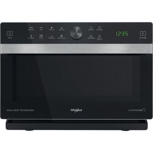 Whirlpool-Mikrofalowka-Wolnostojące-MWP-338-SB-Srebrny-Elektroniczny-33-MW-Combi-900-Frontal