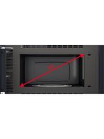 Whirlpool Mikrofalówka Do zabudowy W6 MN840 Stal nierdzewna Elektroniczny 22 MW + Grill 750 Cavity
