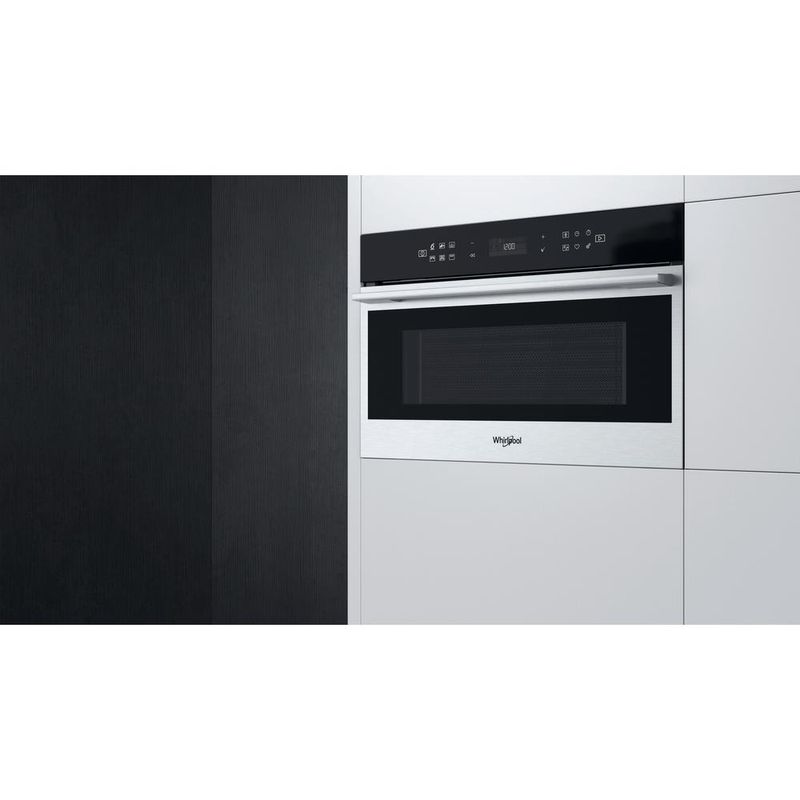 Whirlpool Mikrofalówka Do zabudowy W7 MD440 Stal nierdzewna Elektroniczny 31 MW + Grill 1000 Lifestyle perspective