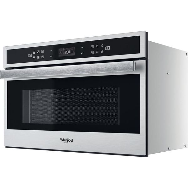 Whirlpool Mikrofalówka Do zabudowy W6 MD440 Stal nierdzewna Elektroniczny 31 MW + Grill 1000 Perspective
