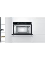 Whirlpool Mikrofalówka Do zabudowy W6 MD440 Stal nierdzewna Elektroniczny 31 MW + Grill 1000 Lifestyle frontal open