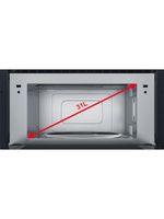 Whirlpool Mikrofalówka Do zabudowy W6 MD440 Stal nierdzewna Elektroniczny 31 MW + Grill 1000 Cavity