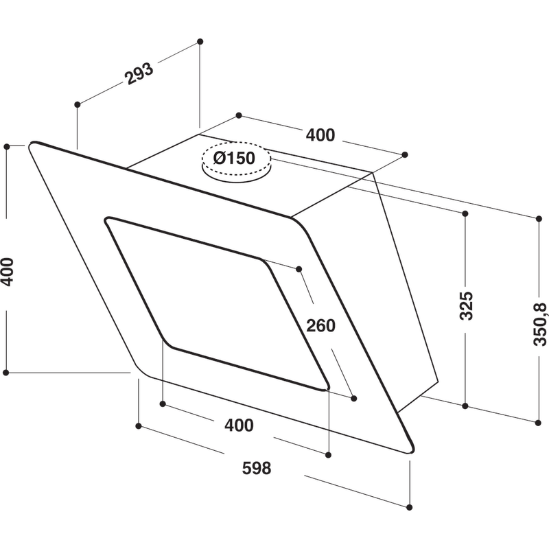Whirlpool-Okap-Do-zabudowy-AKR-036-1-G-BL-Czarny-Wolnostojące-Elektroniczny-Technical-drawing