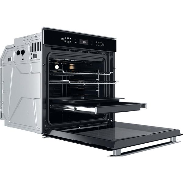 Whirlpool-Piekarnik-Do-zabudowy-W6-OM4-4S1-H-BL-Elektryczny-A--Perspective-open