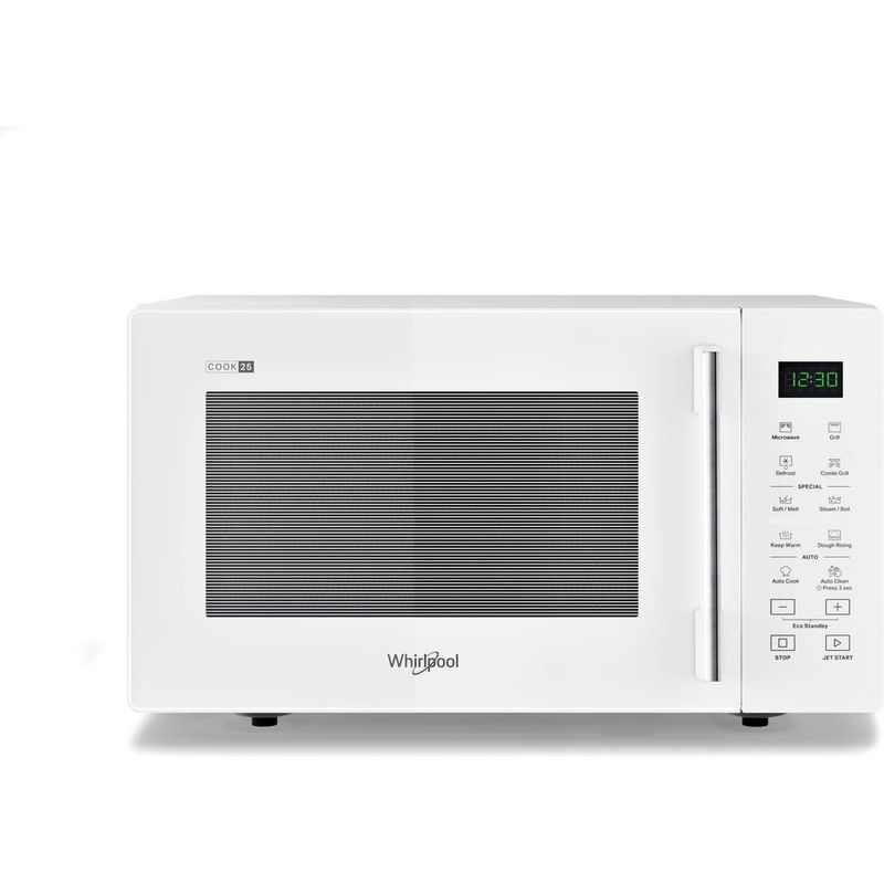 Whirlpool Mikrofalówka Wolnostojące MWP 254 W Biel Elektroniczny 25 MW + Grill 900 Frontal