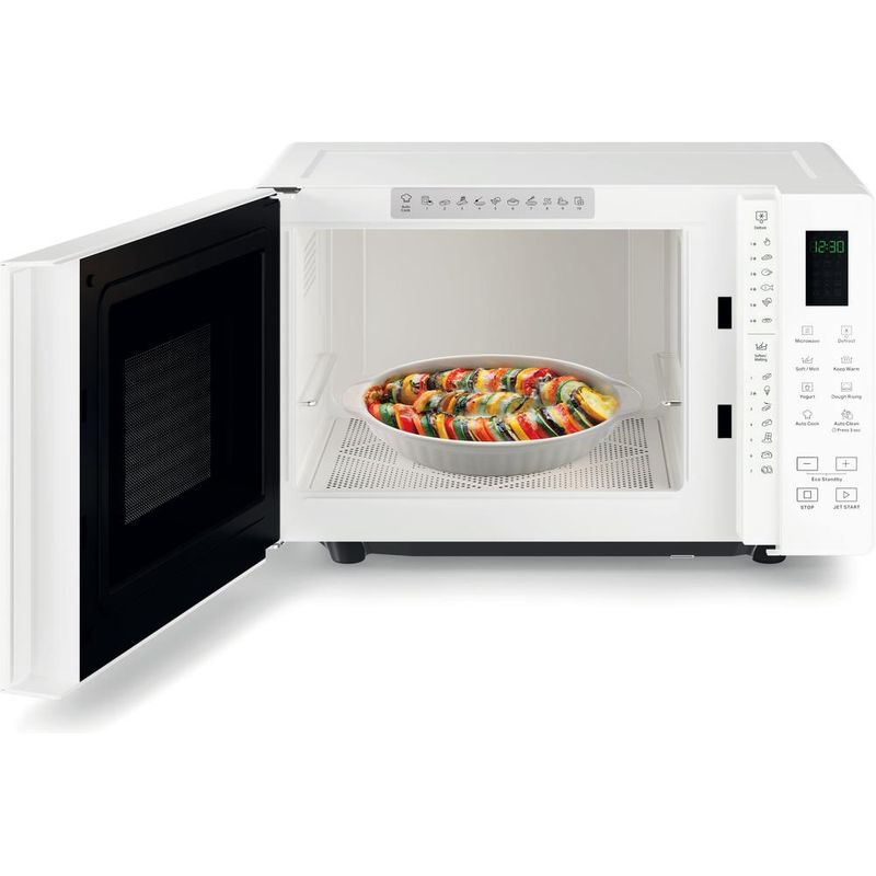 Whirlpool-Mikrofalowka-Wolnostojące-MWF-201-W-Biel-Elektroniczny-20-MW-800-Frontal-open