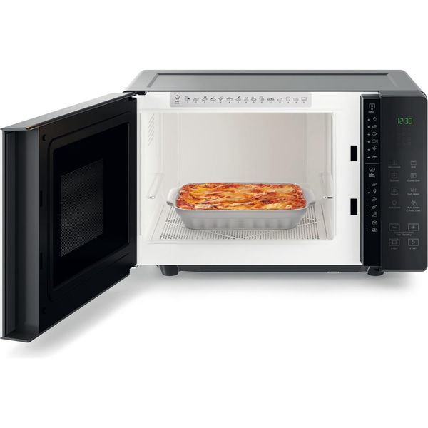Whirlpool-Mikrofalowka-Wolnostojące-MWF-203-SB-Czarny-Elektroniczny-20-MW---Grill-800-Frontal-open