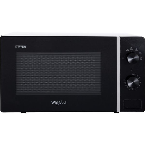 Whirlpool-Mikrofalowka-Wolnostojące-MWP-101-B-Czarny-Mechaniczny-20-MW-700-Frontal