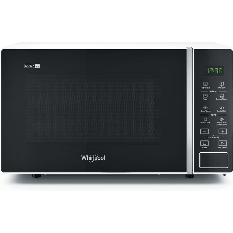 Whirlpool-Mikrofalowka-Wolnostojące-MWP-201-W-Biel-Elektroniczny-20-MW-700-Frontal