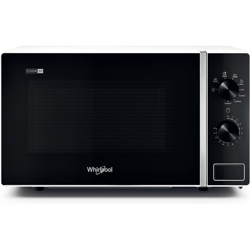 Whirlpool-Mikrofalowka-Wolnostojące-MWP-103-W-Biel-Mechaniczny-20-MW---Grill-700-Frontal
