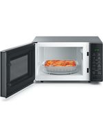 Whirlpool-Mikrofalowka-Wolnostojące-MWP-203-SB-Srebrno-czarny-Elektroniczny-20-MW---Grill-700-Frontal-open