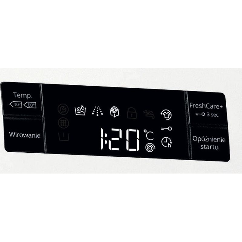 Whirlpool-Pralka-Wolnostojące-FWF71483B-PL-Biel-Ładowany-od-frontu-A----Control-panel