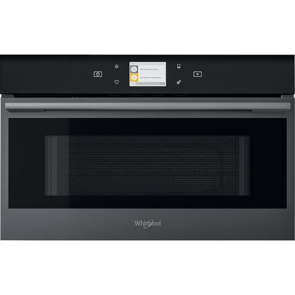 Whirlpool Mikrofalówka Do zabudowy W9 MD260 BSS Czarna stal Elektroniczny 31 MW-Combi 1000 Frontal