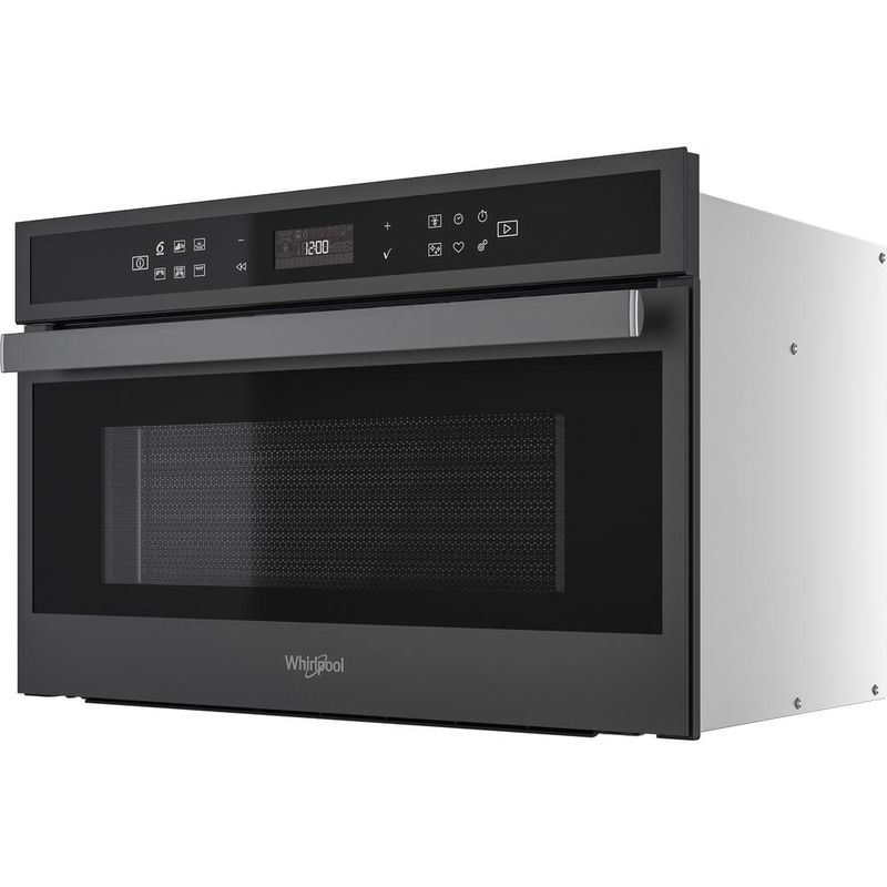 Whirlpool-Mikrofalowka-Do-zabudowy-W6-MD440-BSS-Czarna-stal-Elektroniczny-31-MW---Grill-1000-Perspective