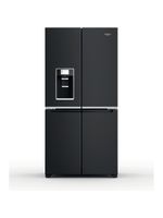 Whirlpool-Side-by-Side-Wolnostojące-WQ9I-FO1BX-Czarna-stal-Frontal