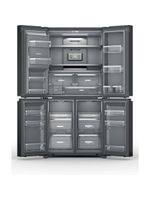 Whirlpool-Side-by-Side-Wolnostojące-WQ9I-FO1BX-Czarna-stal-Frontal-open