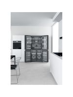 Whirlpool-Side-by-Side-Wolnostojące-WQ9I-FO1BX-Czarna-stal-Lifestyle-frontal-open