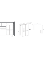 Whirlpool-Side-by-Side-Wolnostojące-WQ9I-FO1BX-Czarna-stal-Technical-drawing