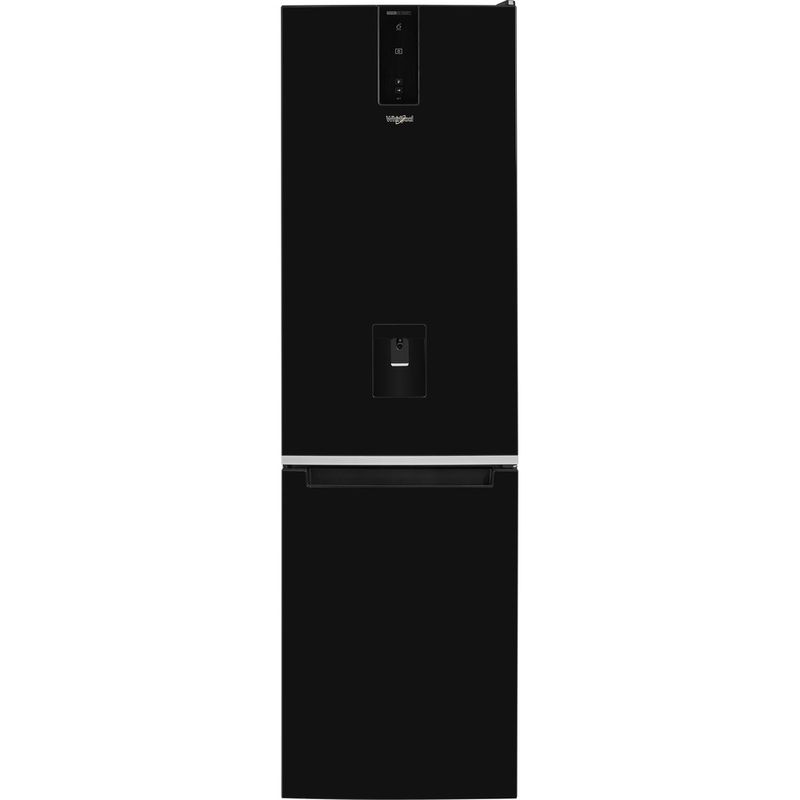 Whirlpool-Lodowka-z-zamrażarką-Wolnostojące-W7-921O-K-AQUA-Czarny-Dwudrzwiow-y-a-Frontal