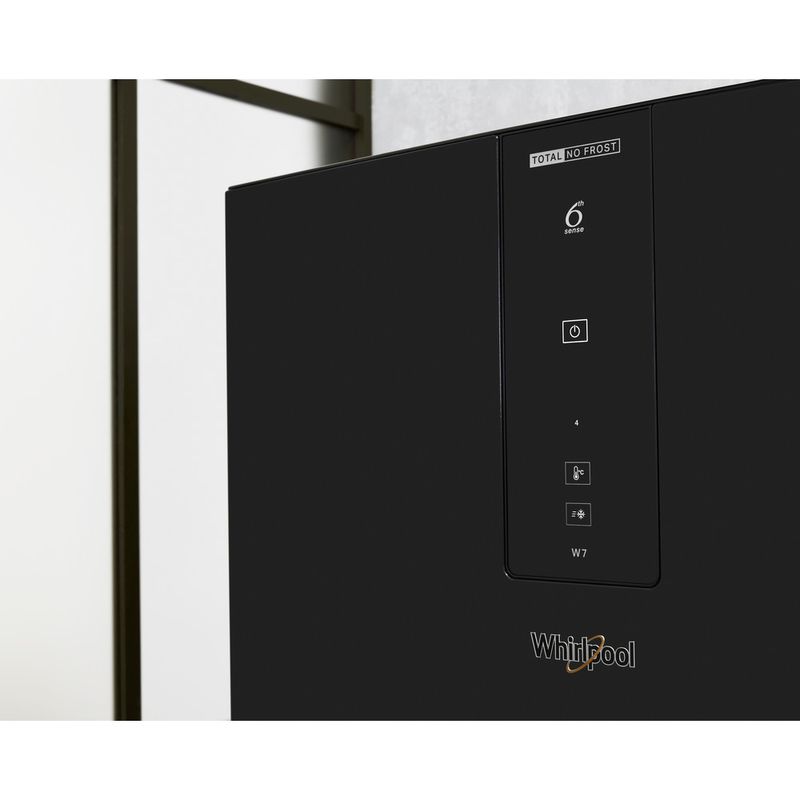 Whirlpool-Lodowka-z-zamrażarką-Wolnostojące-W7-921O-K-AQUA-Czarny-Dwudrzwiow-y-a-Lifestyle-control-panel