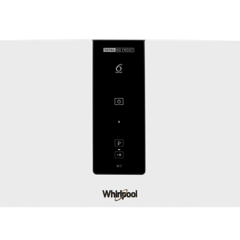Whirlpool-Lodowka-z-zamrażarką-Wolnostojące-W7-921O-W-H-Biały-Dwudrzwiow-y-a-Control-panel