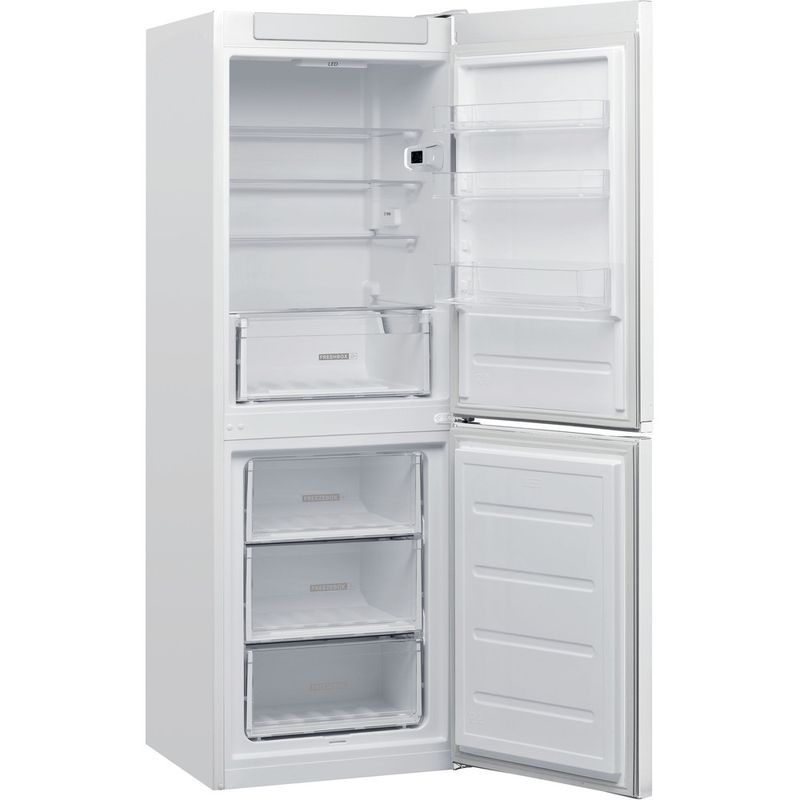 Whirlpool-Lodowka-z-zamrażarką-Wolnostojące-W5-711E-W-Biały-Dwudrzwiow-y-a-Perspective-open