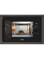 Whirlpool Mikrofalówka Do zabudowy WMF200G NB Czarny Elektroniczny 20 MW + Grill 800 Lifestyle frontal open