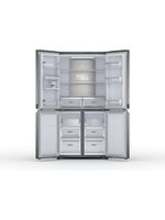 Whirlpool-Side-by-Side-Wolnostojące-WQ9-U2L-Inox-Look-Frontal-open