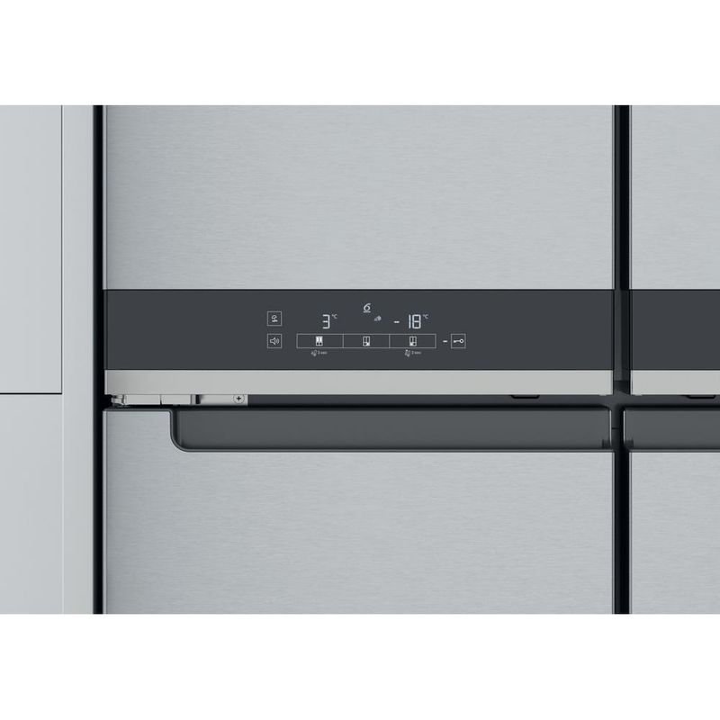 Whirlpool-Side-by-Side-Wolnostojące-WQ9-U2L-Inox-Look-Lifestyle-control-panel