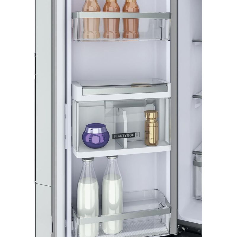 Whirlpool-Side-by-Side-Wolnostojące-WQ9-U2L-Inox-Look-Drawer