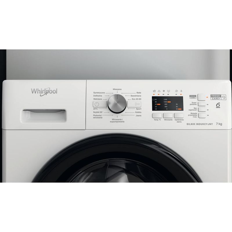 Whirlpool-Pralka-Wolnostojące-FFL-7238-B-PL-Biel-Ładowany-od-frontu-D-Control-panel