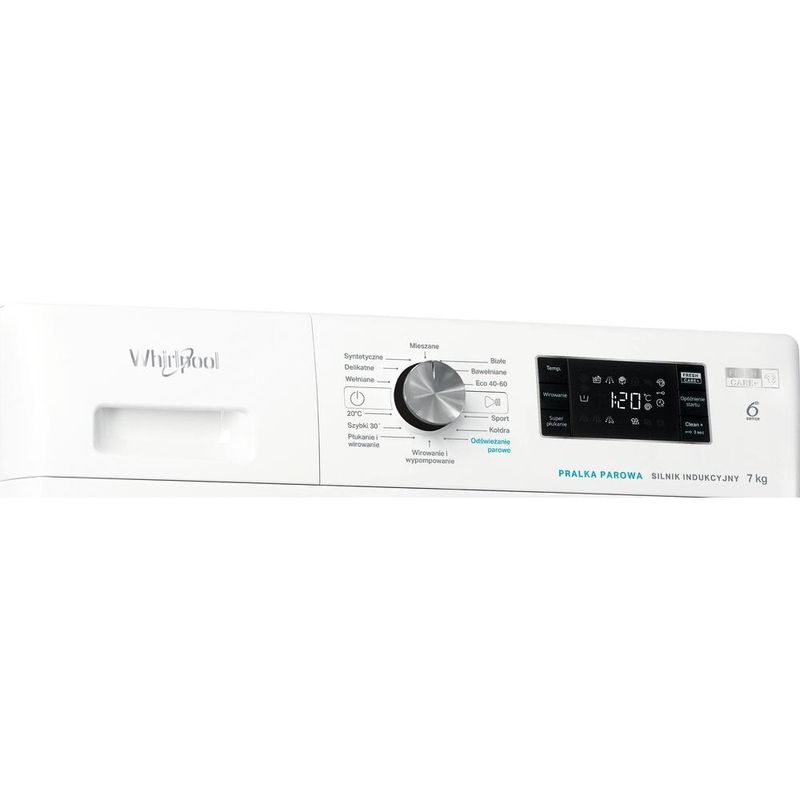 Whirlpool-Pralka-Wolnostojące-FFB-7238-BSV-PL-Biel-Ładowany-od-frontu-D-Control-panel