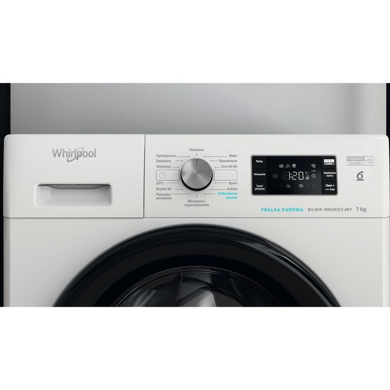 Whirlpool-Pralka-Wolnostojące-FFB-7238-BV-PL-Biel-Ładowany-od-frontu-D-Control-panel