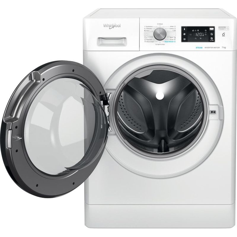 Whirlpool-Pralka-Wolnostojące-FFB-7238-BV-EE-Biel-Ładowany-od-frontu-D-Frontal-open