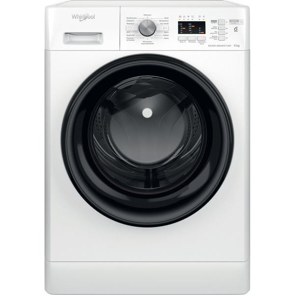 Whirlpool-Pralka-Wolnostojące-FFL-6038-B-PL-Biel-Ładowany-od-frontu-D-Frontal