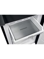 Whirlpool Lodówka z zamrażarką Wolnostojące W9 931D KS H Czarny/inox Dwudrzwiow(y)a Drawer