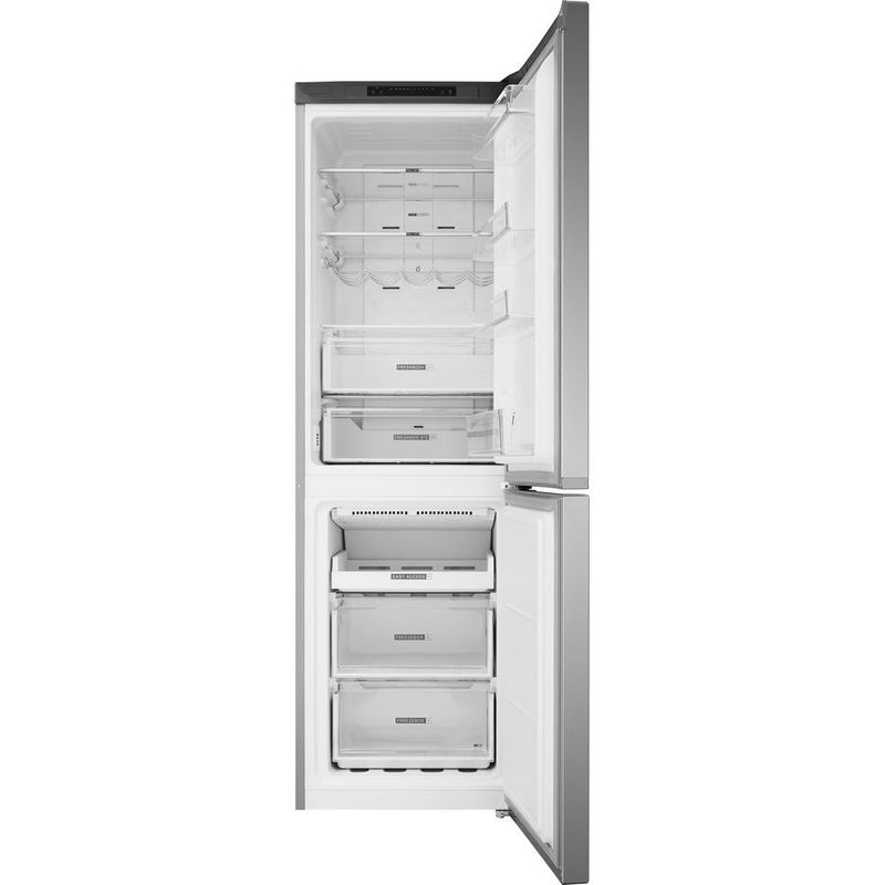 Whirlpool-Lodowka-z-zamrażarką-Wolnostojące-W7-831A-OX-Optic-Inox-Dwudrzwiow-y-a-Frontal-open