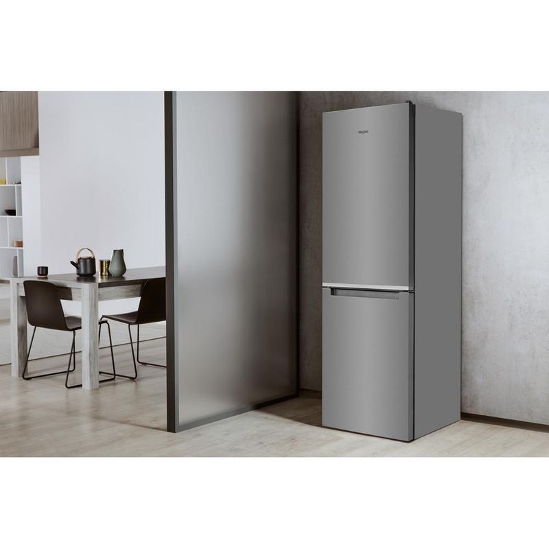 Whirlpool Lodówka z zamrażarką Wolnostojące W7 831A OX Optic Inox Dwudrzwiow(y)a Lifestyle perspective