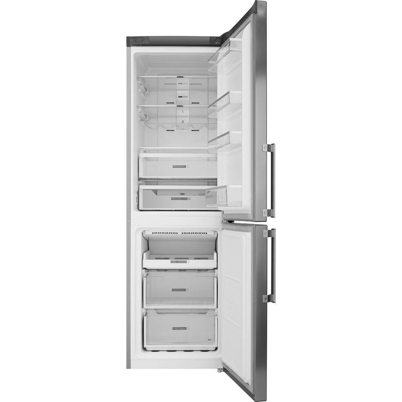 Whirlpool Lodówka z zamrażarką Wolnostojące W7 831T OX H Optic Inox Dwudrzwiow(y)a Frontal open