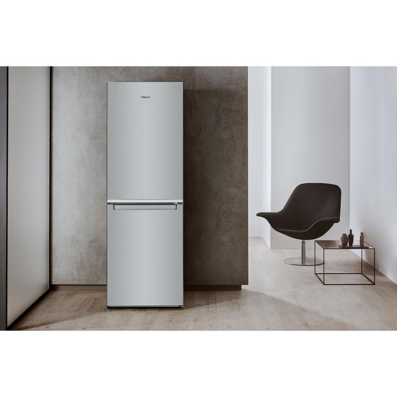 Whirlpool Lodówka z zamrażarką Wolnostojące W5 721E OX 2 Optic Inox Dwudrzwiow(y)a Lifestyle frontal