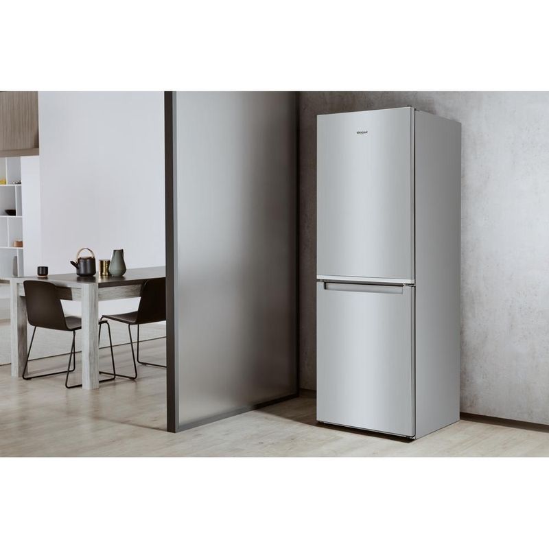 Whirlpool Lodówka z zamrażarką Wolnostojące W5 721E OX 2 Optic Inox Dwudrzwiow(y)a Lifestyle perspective