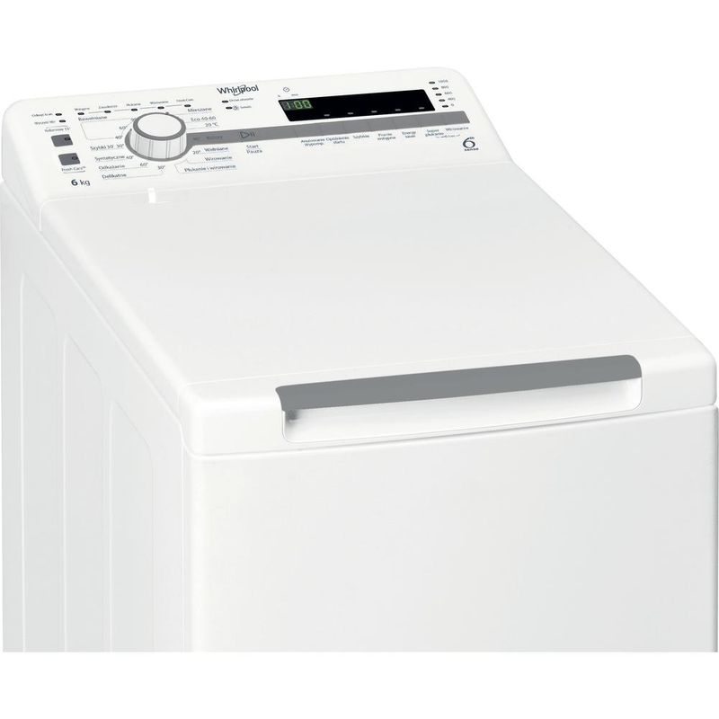 Whirlpool-Pralka-Wolnostojące-NTDLR-6030S-PL-N-Biel-Ładowana-od-gory-D-Control-panel