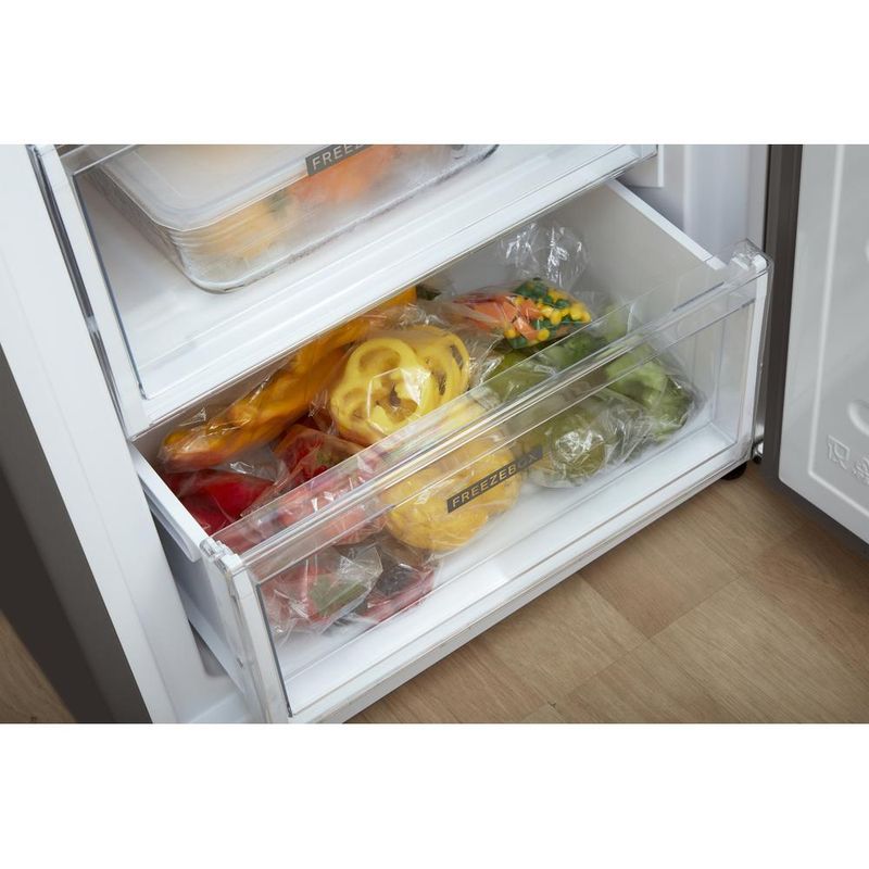 Whirlpool Lodówka z zamrażarką Wolnostojące W7 911O OX Optic Inox Dwudrzwiow(y)a Drawer