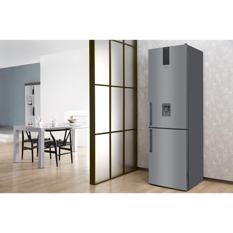 Lodówko-zamrażarka wolnostojący Whirlpool - W7 911O OX H AQUA