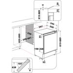 Whirlpool-Lodowka-Do-zabudowy-ARG-585-Biel-Technical-drawing